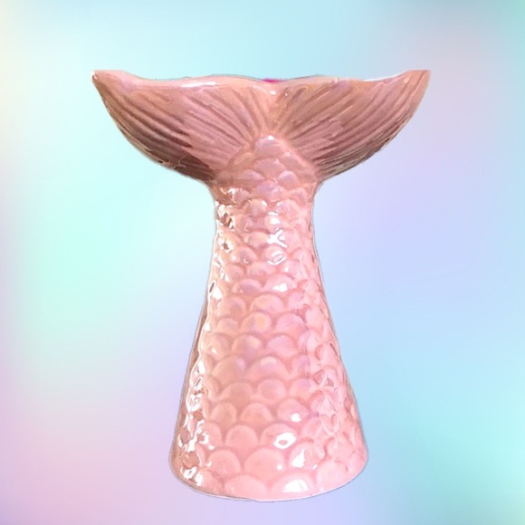 CERAMIC MERMAID TAIL NWT PINK - Picture 6 of 8
